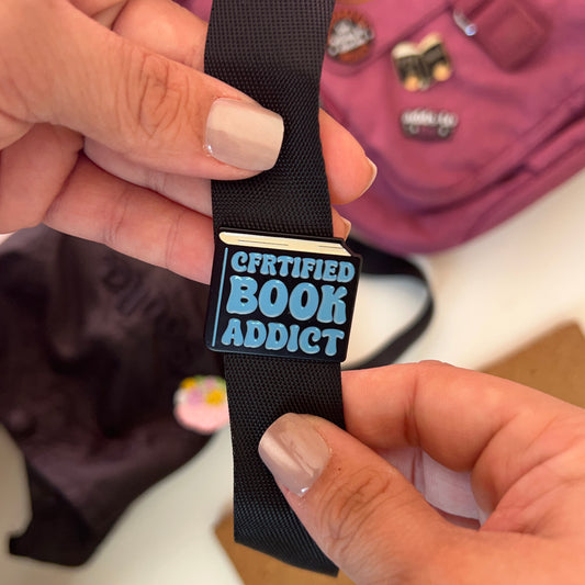 Certified Book Addict Pin