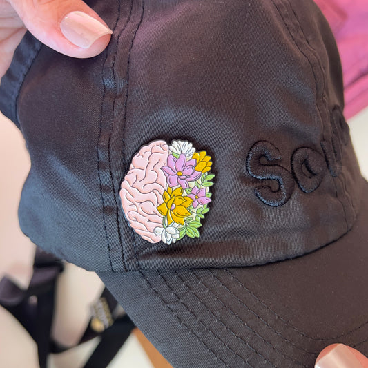 Flower Brain Pin